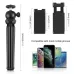 4 in 1 Vlogging Live Mini Octopus Bracket Kit Studio Light Microphone Phone Clamp Kits