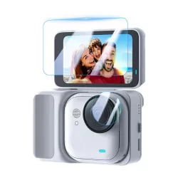 For Insta360 GO Ultra PULUZ 2 in 1 Screen Lens Tempered Glass Film