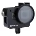 Housing Shell CNC Aluminum Alloy Protective Cage with Insurance Frame 52mm UV Lens for GoPro HERO 2018 7 Black or 6 or 5