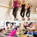 One Pair Open Toe Open Instep Anti-slip Sports Female Yoga Socks Grey