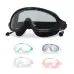 Large Frame Waterproof and Anti-fog High-definition Eye Protection Swimming Goggles Smoke Black