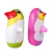 3 PCS Outdoor Fun And Sports Soft Plastic Tumbler Inflatable Penguin for Children Indoor Play Random Color Delivery