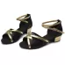 Tango Salsa Latin Low Heel Soft Bottom Dance Shoes for Girls or Women