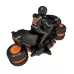 Remote Control Motorcycle Drifting Rotating High-Speed Side-Tracking Off-Road Motorcycle Black Orange