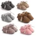 Baby Moccasins Shoes Fringe Soft Soled Non-slip Footwear Crib Shoes PU Suede Leather First Walker Shoes