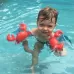 Children Inflatable Red Crabs Shape Arm Bands Floatation Sleeves Water Wings Swimming Floats