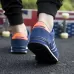 Mens Outdoor Casual Sport Shoes Lightweight Comfortable Leather Walking Running Sneakers Grey