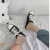 Women Canvas Shoes Inner Heightened Semi-Slipper Lazy Shoes