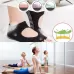 One Pair Open Toe Open Instep Anti-slip Sports Female Yoga Socks Grey