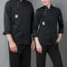 Men and Women Hotel Canteen Cake Baker Kitchen Long Sleeve Work Clothes Bule