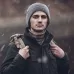Outdoor Cycling Thicken Windproof Coldproof Fleece Warm Hat Sapphire Blue