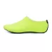 3mm Non-slip Rubber Embossing Texture Sole Solid Color Diving Shoes and Socks Fluorescent Green