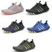 Outdoor Sports Hiking Shoes Antiskid Fishing Wading Shoes Lovers Beach Shoes Blue