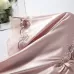 Scalloped Edge V-Neck Mid Sleeve Loose Women Nightdress