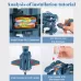 Electric Mechanical Dinosaur Toy Simulation Animal Toy Multifunctional Sound And Light Toy No Spray-Green