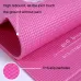 5mm Portable Travel Thick Fold Yoga Pad Student Nnap Mat Light Rose Red Print