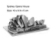 3 PCS 3D Metal Assembly Model World Building DIY Puzzle Toy Sydney Opera House
