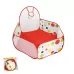 Folding Portable Baby Polka Dot Hexagon Indoor Ball Pool Game Fence 150cm in Diameter