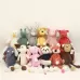 33cm Striped Animal Plush Toy Doll Creative Animal Doll Duck