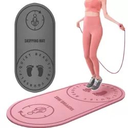 8mm TPE Sound-Absorbing And Shock-Absorbing Skipping Mat Home Indoor Sports Fitness Mat