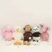33cm Striped Animal Plush Toy Doll Creative Animal Doll Duck