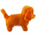 2 PCS Plush Puppy Electric Toys Can Will Move Forward / Will Backwards / Sounding and Luminous Eyes