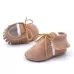 Baby Moccasins Shoes Fringe Soft Soled Non-slip Footwear Crib Shoes PU Suede Leather First Walker Shoes