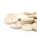 100 PCS/Set 15mm Natural Color Wooden Buttons Handmade Love Letter Wood Button Craft DIY Baby Apparel Accessories
