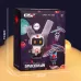 Induction Steel Man Aircraft Gyro Robot Luminous Toy For Children White Astronauts