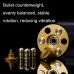 EDC Removable Fingertip Spinner Revolver Clip Pure Brass Stress Relief Toys Black