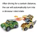Spray Deformation Dinosaur Fighting Vehicle Light Music Automatic Rotating Children Toys Yellow