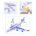 Model Airplane Toys Electric Flash Music Plane Kids Toy DIY Aircraft Gift