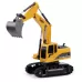 6 Channel 1/24RC Remote-controlled Engineering Metal Excavator Charging RC Car