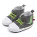 High Top Canvas Cartoon Dinosaur Small Wave Shoes Cloth Soles Walking Shoes Grey