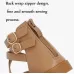 Ladies Summer Strappy Cross Sandals Roman Style Low-Heeled Retro Shoes