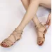 Ladies Summer Wedge Sandals Open-Toe Thick-Soled Roman Style Sandals