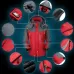 Men Winter Thick Fleece Waterproof Outwear Down Jackets Coats Black