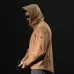 Fleece Warm Men Thermal Breathable Hooded Coat Grey