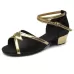 Tango Salsa Latin Low Heel Soft Bottom Dance Shoes for Girls or Women