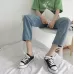Women Canvas Shoes Inner Heightened Semi-Slipper Lazy Shoes