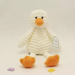 33cm Striped Animal Plush Toy Doll Creative Animal Doll Duck