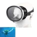 Standard Wide View Floating Goggles Dive Fitting Black