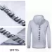 Ladys Outdoor UV Proof Breathable Lightweight UPF 70 Couples Sun Proof Clothes Brown