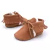Baby Moccasins Shoes Fringe Soft Soled Non-slip Footwear Crib Shoes PU Suede Leather First Walker Shoes