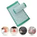 TPE Sponge Acupuncture Acupoint Pain Relief Acupuncture Massage Pad Yoga Mat and Pillow Set Blue