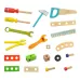 Wooden Simulation DIY Children Cartoon Toolbox Toys Play House Early Education Toys