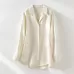 Women Chiffon Professional Shirt Loose Bottoming Shirt White