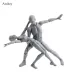 Figuarts Body Body-Chan Body-Kun Grey Color Ver Black PVC Action Figure Collectible Model Toy Male B