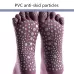 Ladies Over The Knee Yoga Socks Winter Warm Non-Slip Dance Five-Finger Socks