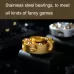 EDC Removable Fingertip Spinner Revolver Clip Pure Brass Stress Relief Toys Black